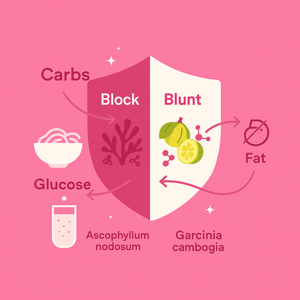 Carb Smart Shielding: Ascophyllum nodosum and Garcinia cambogia as a quiet ally against fat storage