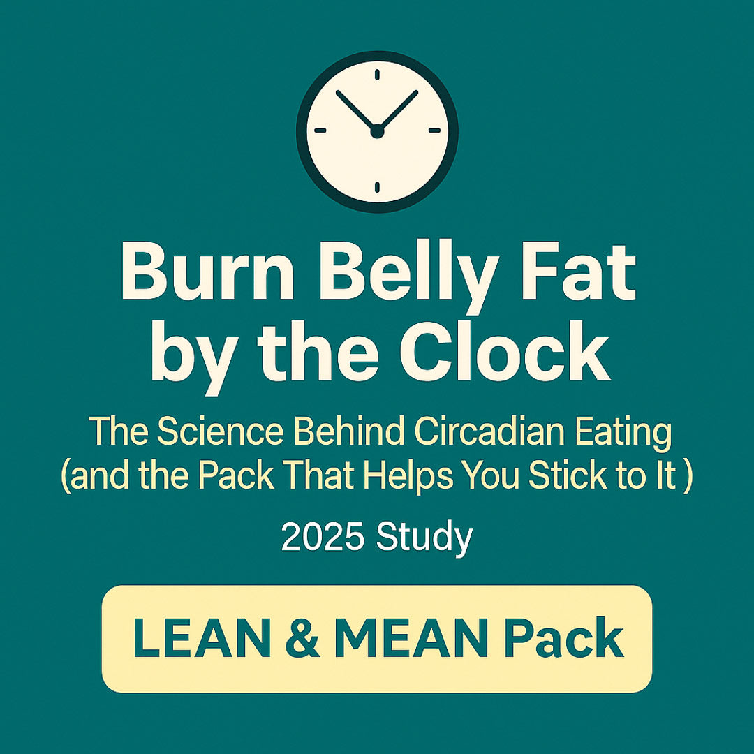 🕰️ Burn Belly Fat by the Clock: The Science Behind Circadian Eating (and the Pack That Helps You Stick to It)