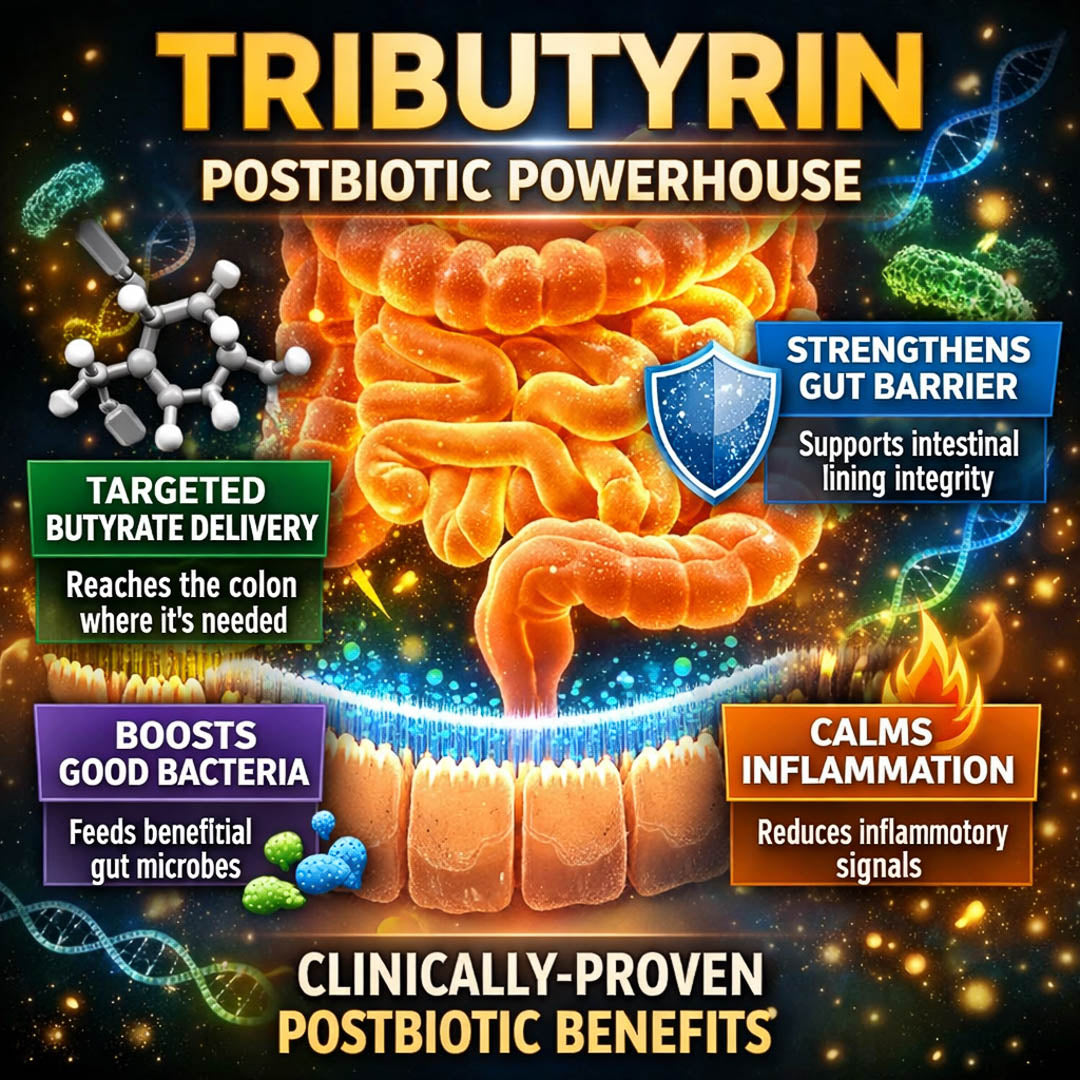 Tributyrin: The Postbiotic Gut Powerhouse You Probably Haven’t Heard About